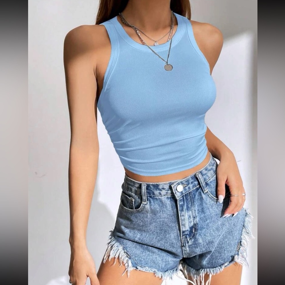 New SHEIN blue tank top